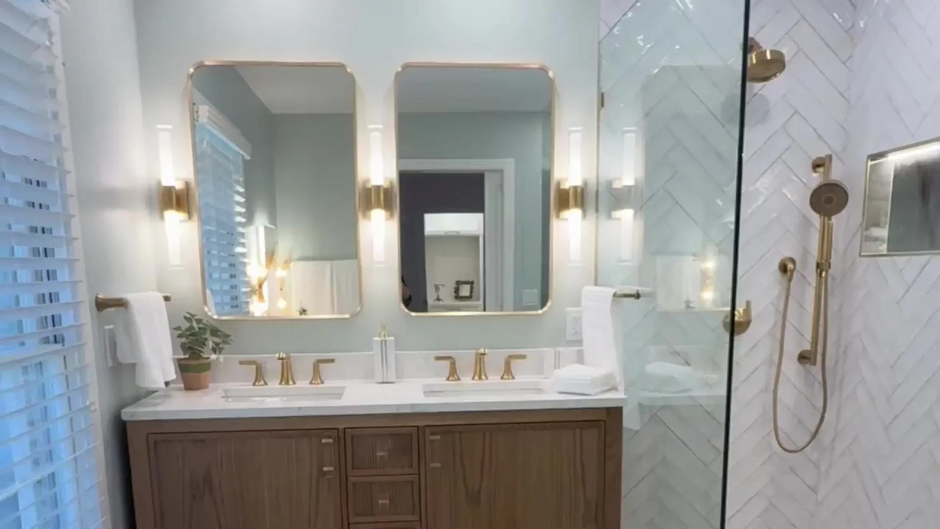 Finished bathroom remodels by HHI Builders (poster frame)
